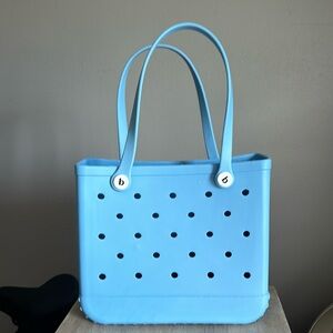 NEW Baby blue bogg bag look alike